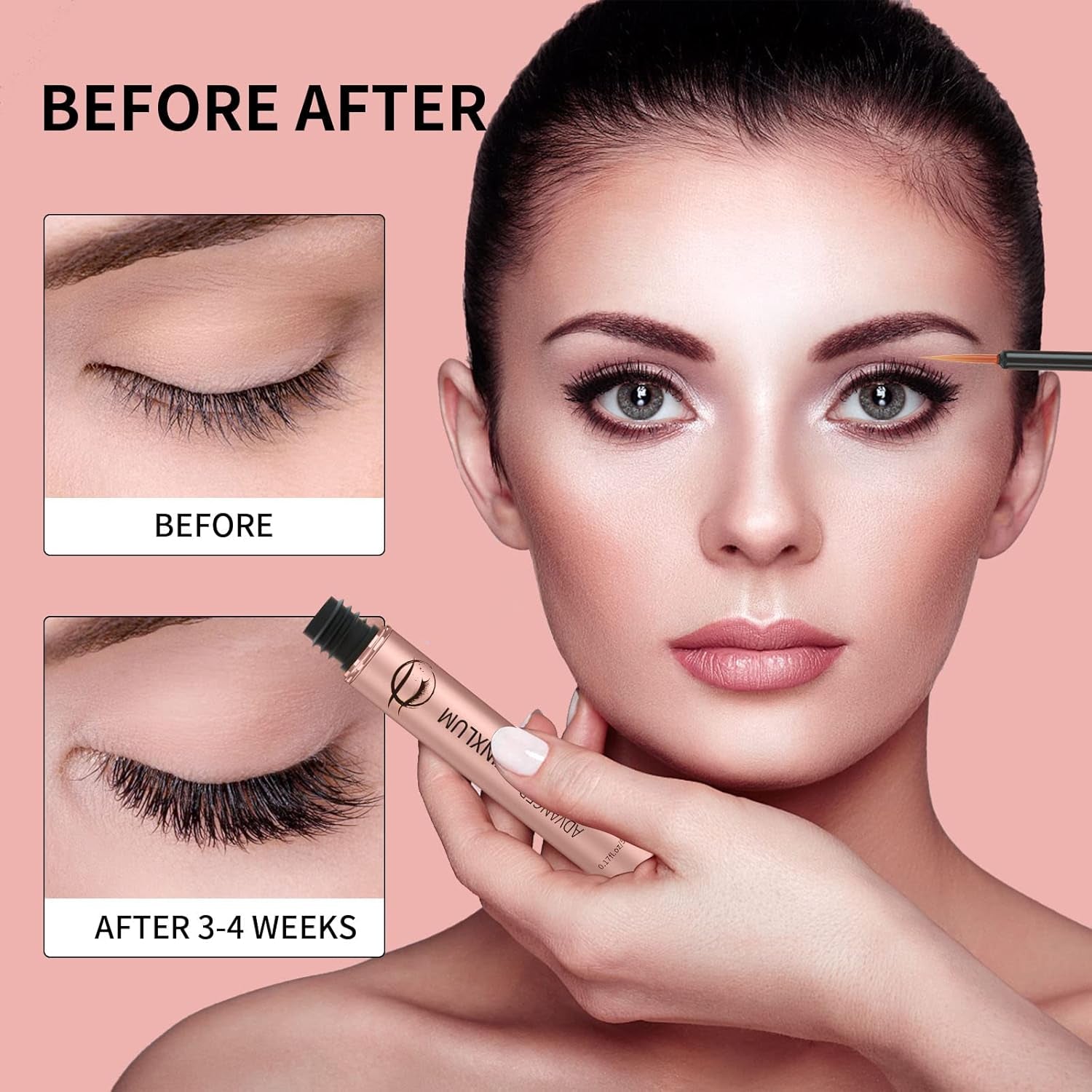 Premium Eyelash & Eyebrow Growth Serum
